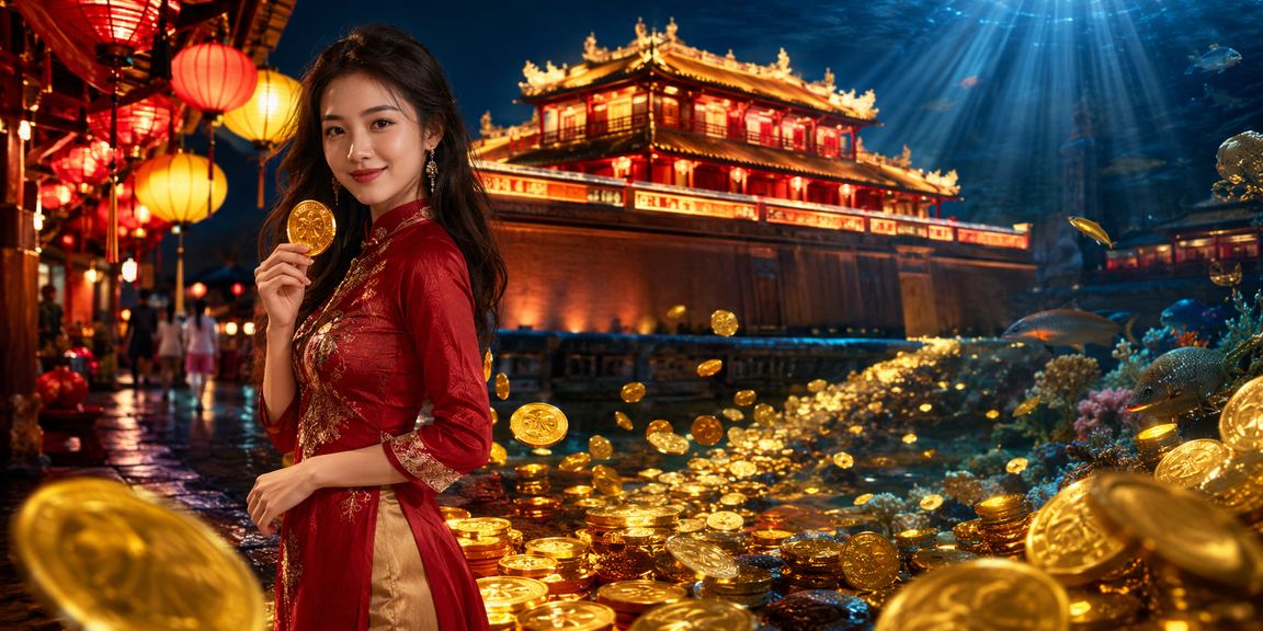 Cảnh cá cược casino sôi động tại chợ đêm Huế về đêm